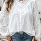 Devine Frill Round Neck Long Sleeve Shirt