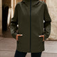 Ivy Lane Pocketed Zip Up Hooded Jacket