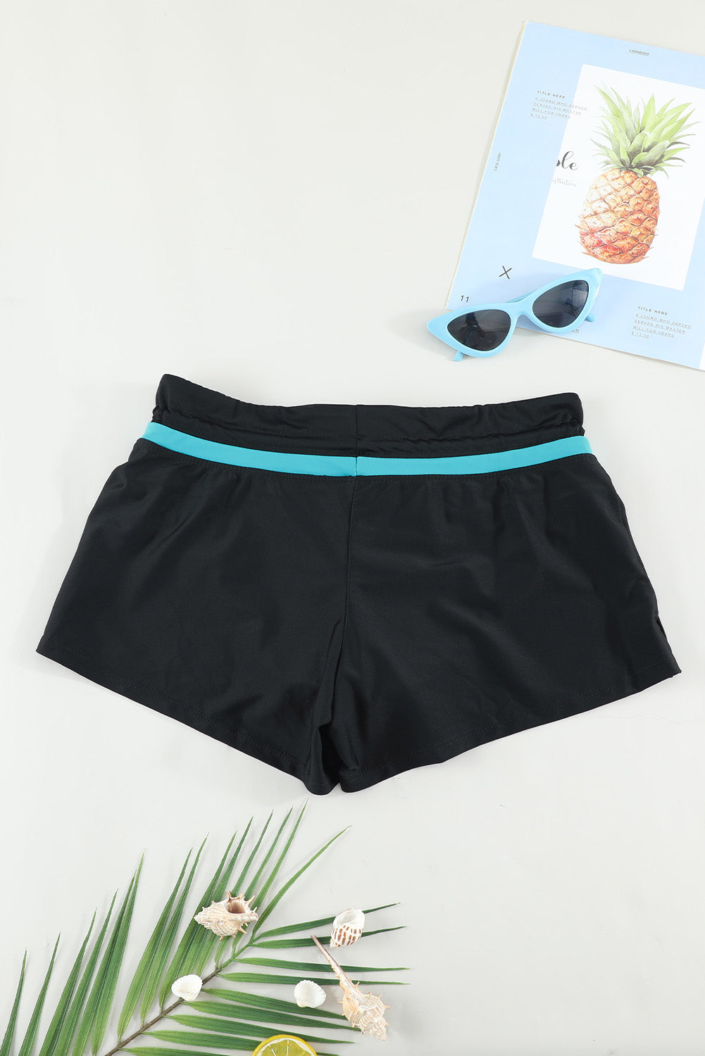 SoSwimin' Full Size Drawstring Swim Shorts