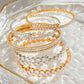 Stainless Steel Inlaid Zircon Bracelet
