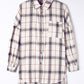 Plaid Button Up Long Sleeve Shacket