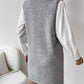 V-Neck Sleeveless Sweater Dress with Pockets
