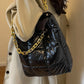 Bubble Texture Chain Handbag
