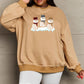 Simply Love Full Size Snowmen Graphic Sweatshirt