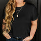 Full Size Round Neck Short Sleeve T-Shirt