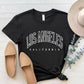 LOS ANGELES CALIFORNIA Round Neck T-Shirt