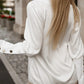 V-Neck Long Sleeve Blouse