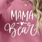 Letter Graphic Round Neck Long Sleeve Sweatshirt