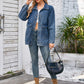 Button Up Long Sleeve Denim Jacket