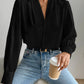 V Neck Long Sleeve Top