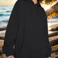 Drawstring Dropped Shoulder Hoodie