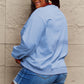 Simply Love Full Size COZY VIBES Graphic Sweatshirt