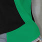 Color Block Notched Short Sleeve T-Shirt