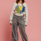 BiBi LOVE Heart Patch Slit French Terry Sweatshirt - Brand BiBi