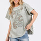 Mittoshop PEACE Round Neck Short Sleeve T-Shirt