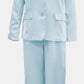 Side Striped Long Sleeve Blazer and Pants Set
