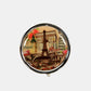 Nicole Lee USA Print Metallic Circular Large Pill Case