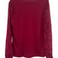 Full Size Lace Detail V-Neck Long Sleeve Blouse