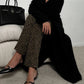 Fuzzy Open Front Solid Color Cardigan