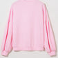 Bow Round Neck Long Sleeve Sweatshirt