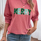 MERRY CHRISTMAS Round Neck Sweatshirt