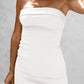 FULL SIZE Slit Tube Midi Dress