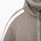 Zip Up Turtleneck Long Sleeve Plush Jacket