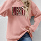 MERRY CHRISTMAS Round Neck Long Sleeve Sweatshirt