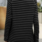Mandy Striped Round Neck Long Sleeve T-Shirt