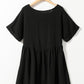 V-Neck Short Sleeve Dress