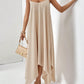 Full Size Scoop Neck Midi Cami Dress