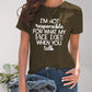 Letter Graphic Round Neck Short Sleeve T-Shirt
