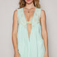 POL Embroidered Pearls Open Front Sleeveless Cardigan