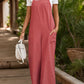 Square Neck Wide Strap Overalls