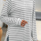 Mandy Striped Round Neck Long Sleeve T-Shirt