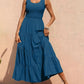 Tiered Smocked Wide Strap Dress