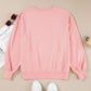 Round Neck Long Sleeve Sweatshirt