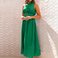 Full Size Single Shoulder Midi Dress