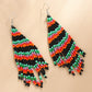 Christmas Beaded Earrings