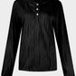 Textured Long Sleeve Hoodie