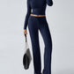 Devine Round Neck Long Sleeve Top and Drawstring Pants Set