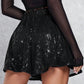 Sequin Mini Skirt