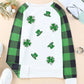 Lucky Clover Sequin Round Neck Sweatshirt
