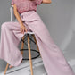 Full Size Sequin Round Neck Short Sleeve Wide Leg Jumpsuit