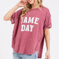 Mittoshop GAME DAY Round Neck Short Sleeve T-Shirt