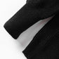 Solid Color Notched Long Sleeve Sweater