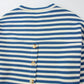 Stripe Chest Pocket Notched Top