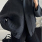Full Size Snap Down Drop Shoulder Jacket