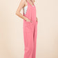 Culture Code Full Size Sleeveless Jumpsuit with Pockets
