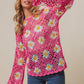BiBi Floral Crochet Net Lace Cover Up - Brand BiBi